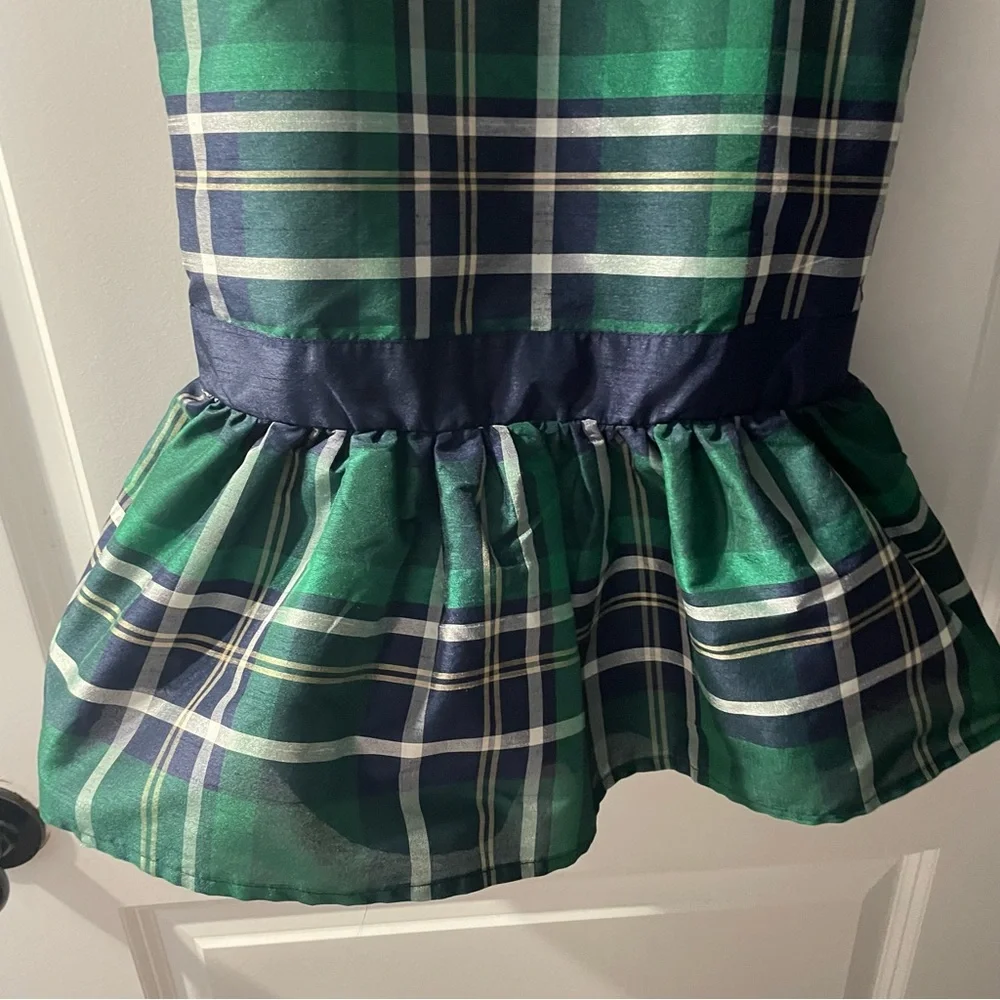 Gymboree Green and Blue Plaid Kids Dress